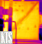 IR image of FRP process equipt with impending failures
